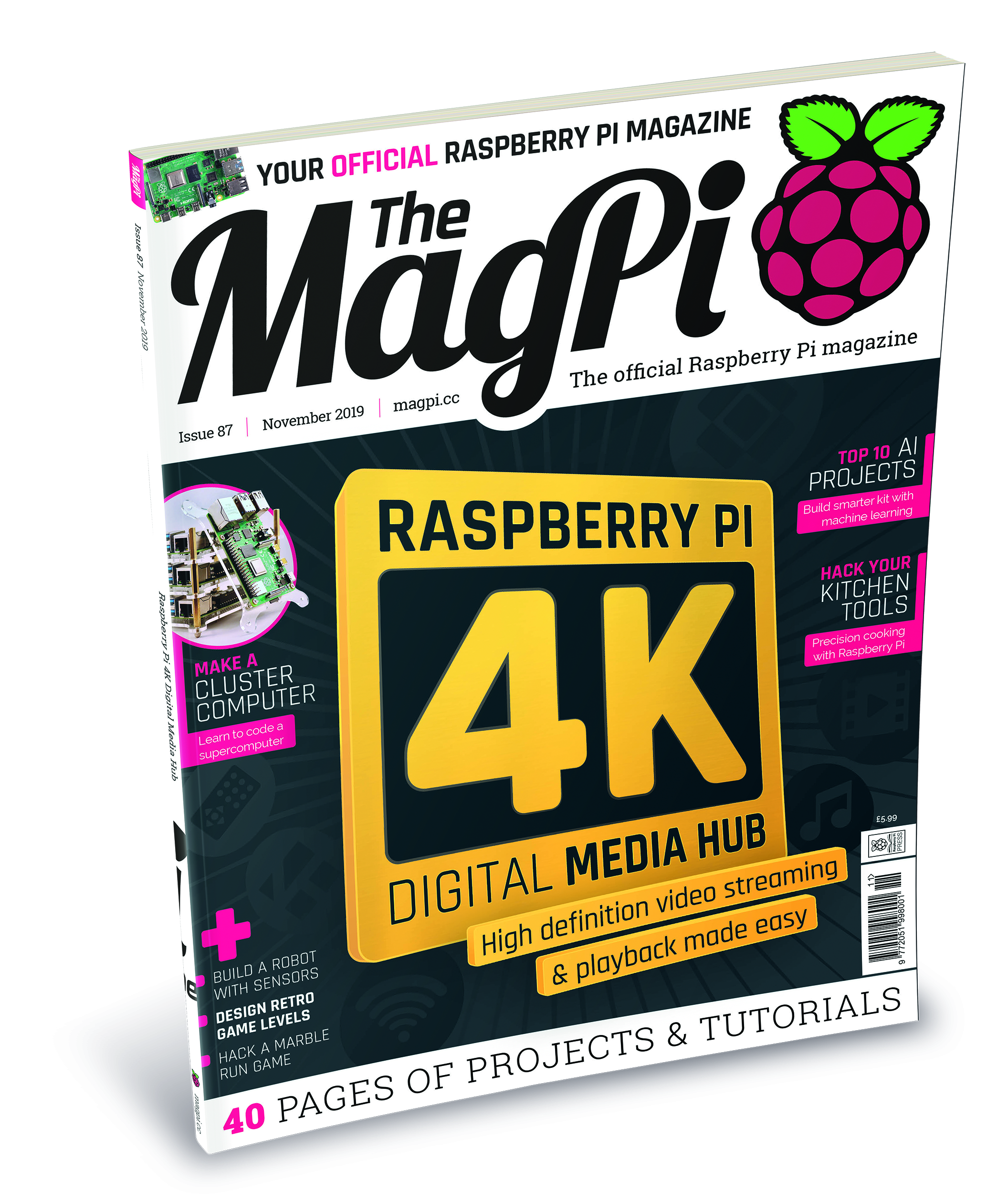 Build A 4K Media Player In The MagPi Issue 87 — The MagPi Magazine