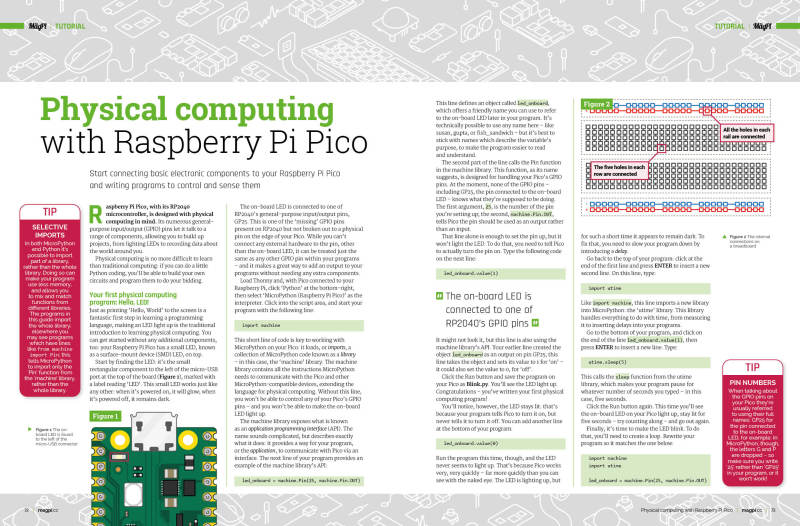 Physical computing Raspberry Pi Pico