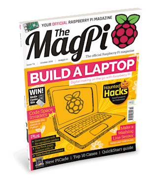 Build your own laptop in The MagPi #74