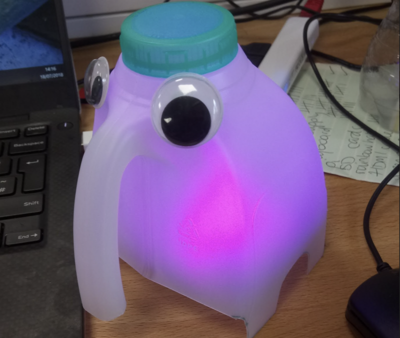 "I also did a kids’ nightlight using a Raspberry Pi Zero, which changes colour depending on whether it’s time to get up or go to sleep."