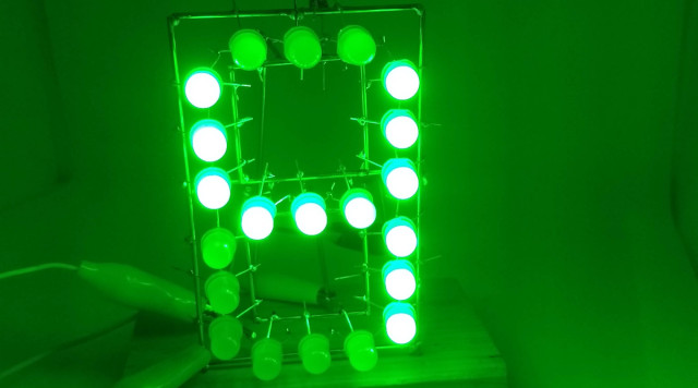 Our Hackaday circuit sculpture entry