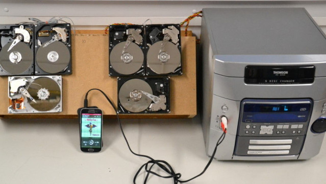 Make Music from Old Hard Drives