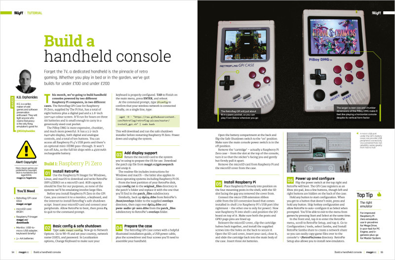 Build your own Handheld Console with Raspberry Pi