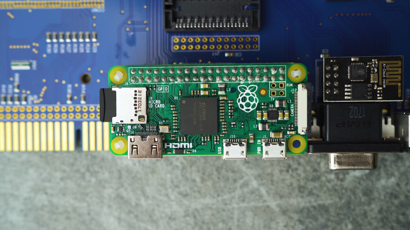 The Raspberry Pi Zero acting as an accelerator board