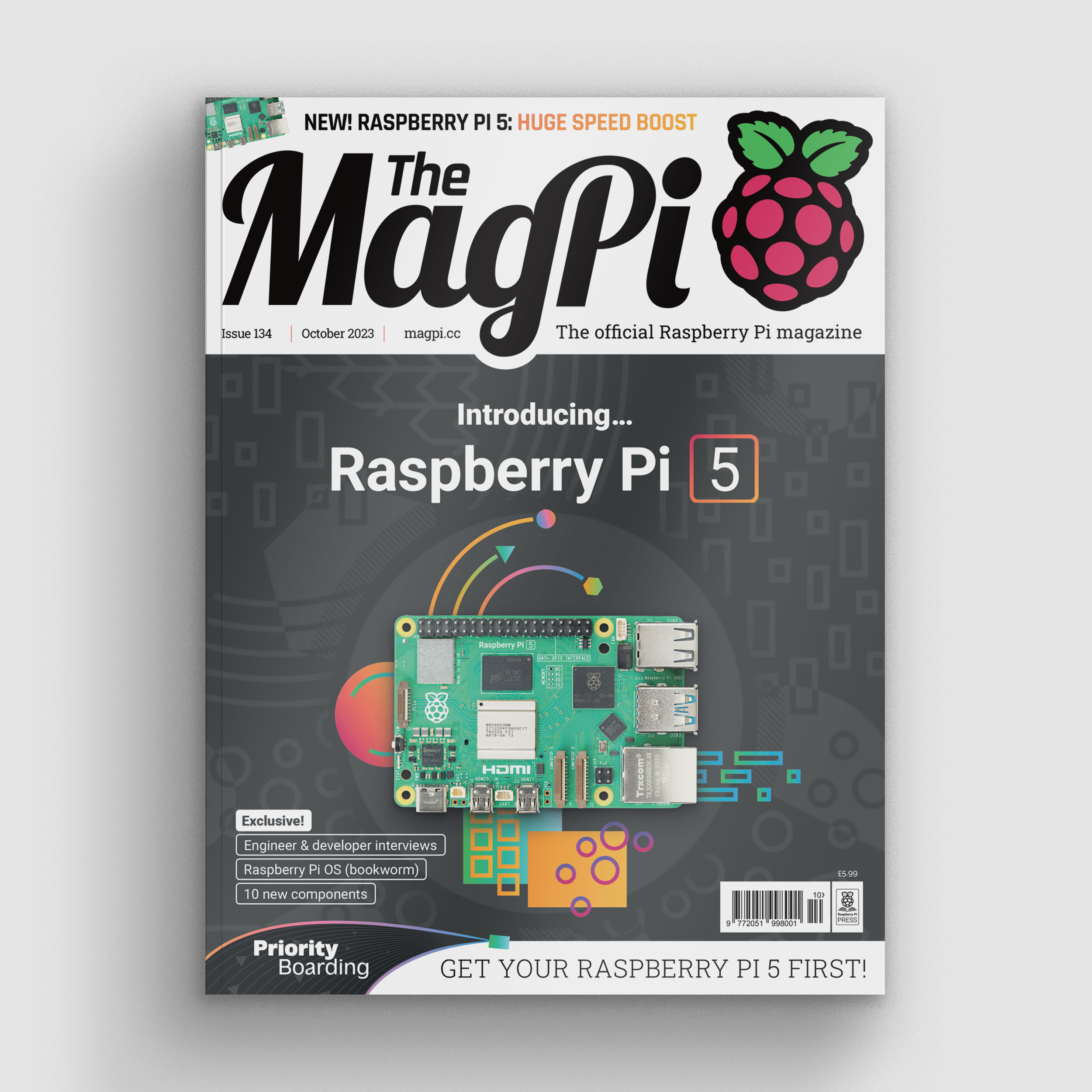 Raspberry Pi 5 In The MagPi Magazine Issue 134 — The MagPi Magazine