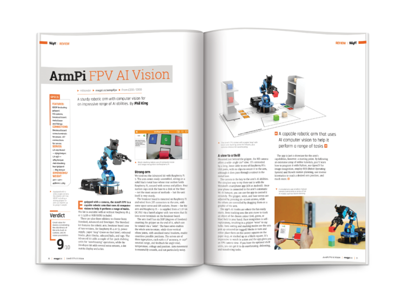 ArmPi FPV AI Vision review