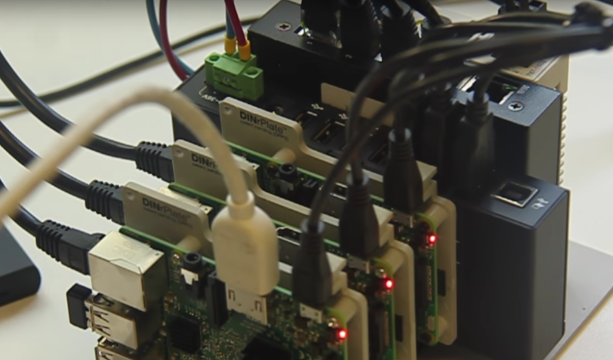 Cluster computing with three Raspberry Pi 3 boards