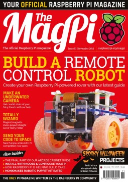 Build a remote control robot with The MagPi 51