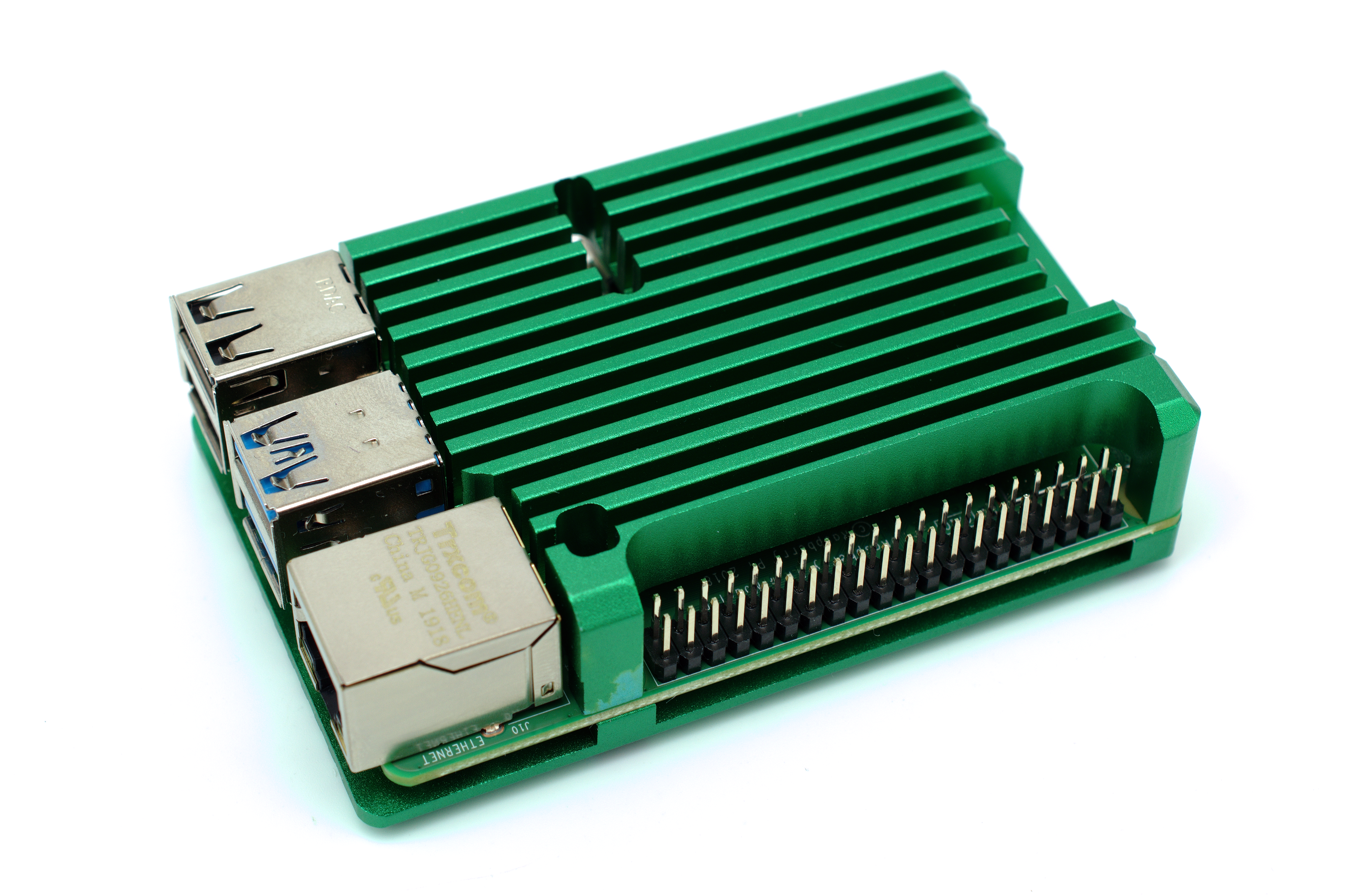 Raspberry Pi 3 B Model Transparent Sliced Acrylic Case Enclosure Box Green