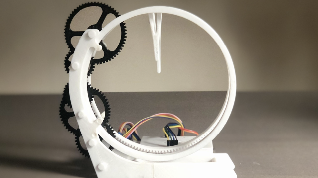 3D-printed Holo Clock