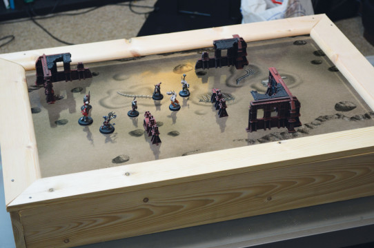 Interactive tabletop RPG table