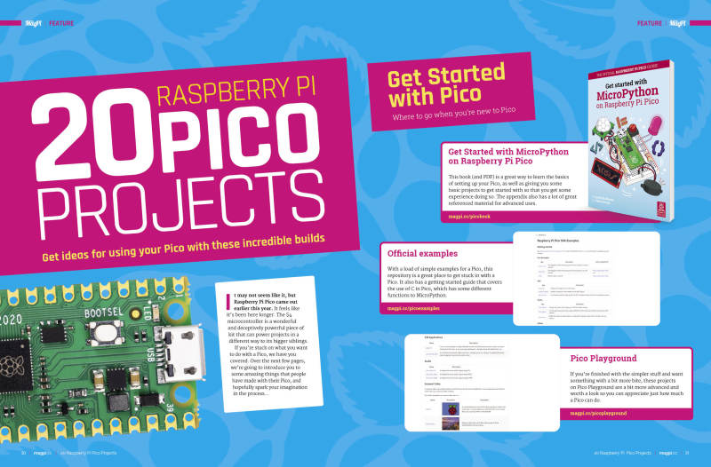 20 Raspberry Pi Pico projects