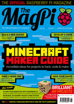 Make with Minecraft Pi in The MagPi 58