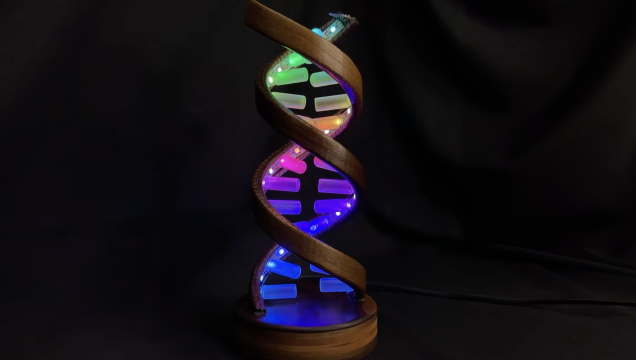 Gesture-controlled DNA lamp