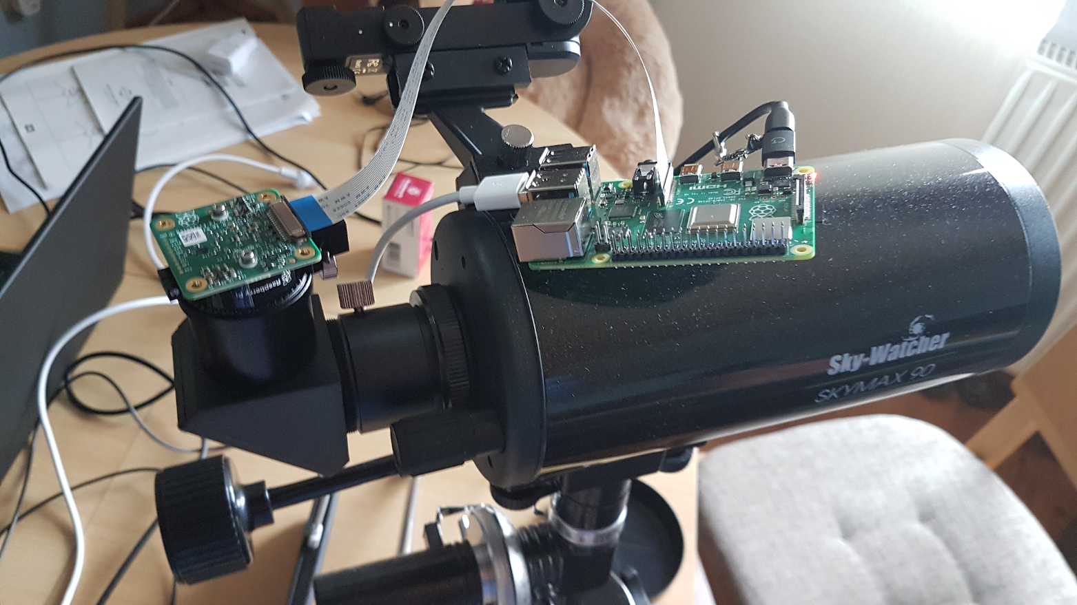 Raspberry sales pi telescope