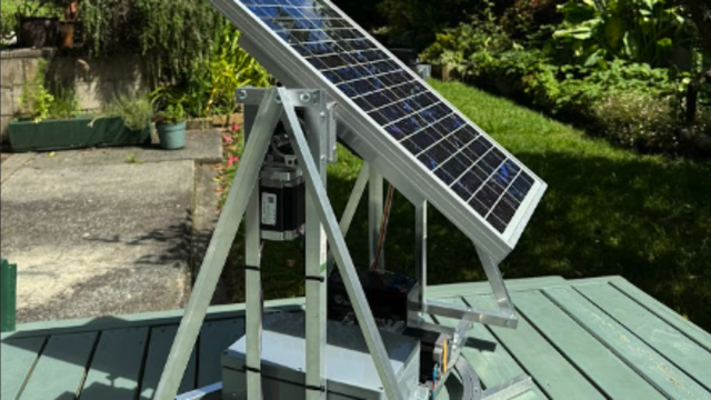 Dual-axis solar tracker