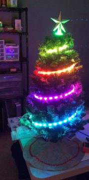 Make your own smart Christmas tree lights