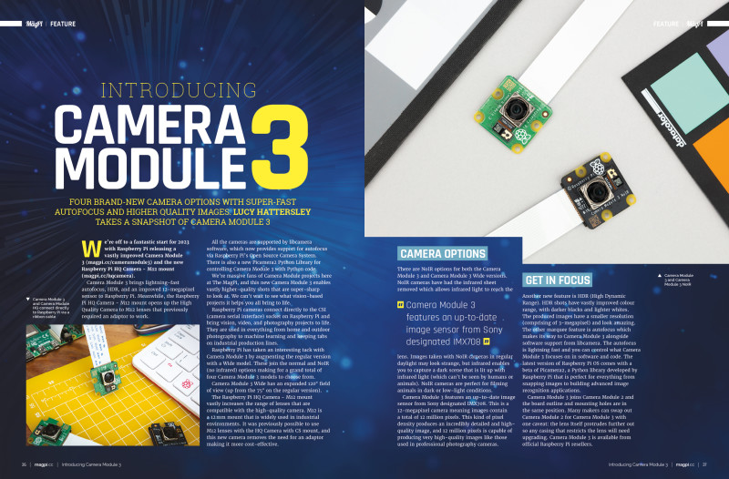 Introducing Camera Module 3 for Raspberry Pi