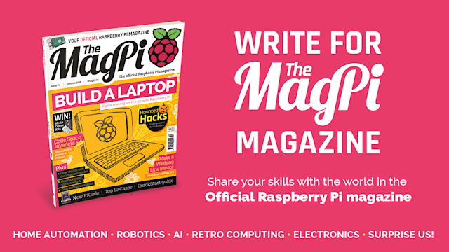 Write for The MagPi magazine