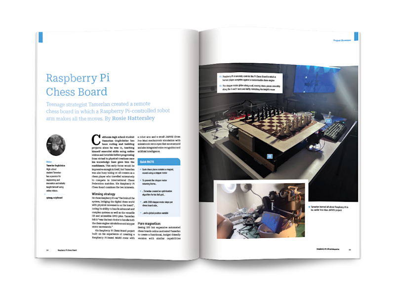 How one maker is using stepper motors and magnets to build a robotic chess set