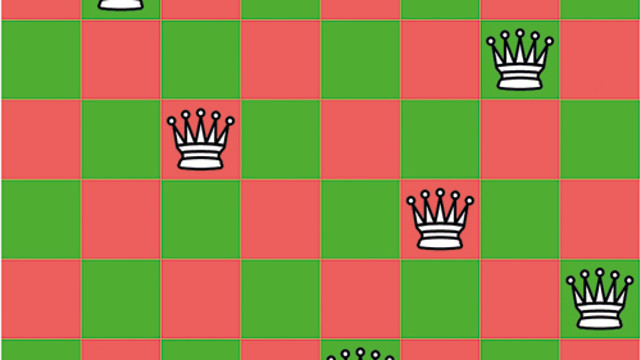 Solve the eight queens chess problem