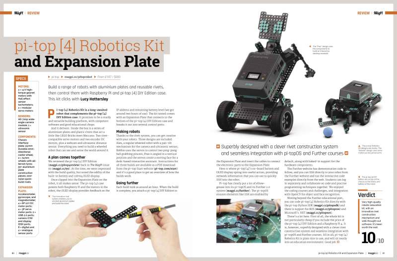 pi-top [4] Robotics kit and Expansion Plate