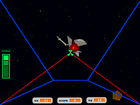 Build a  space shooter in Scratch