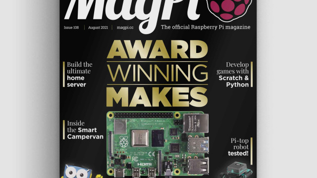 Discover award-winning makes in The MagPi magazine issue #108