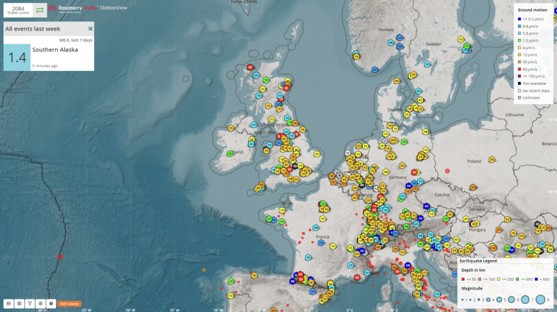 Find live data from your area