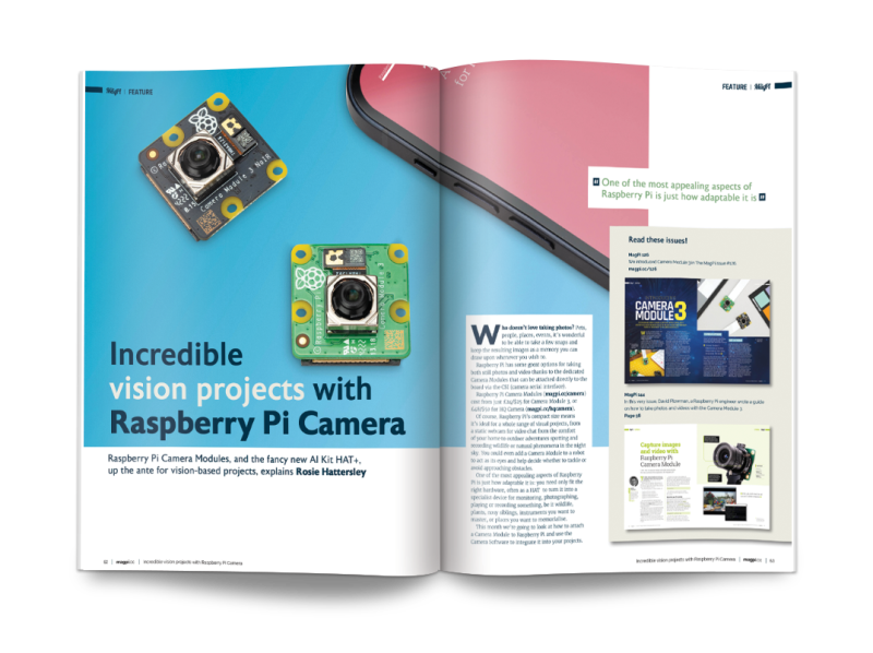 Incredible vision projects with Raspberry Pi Camera