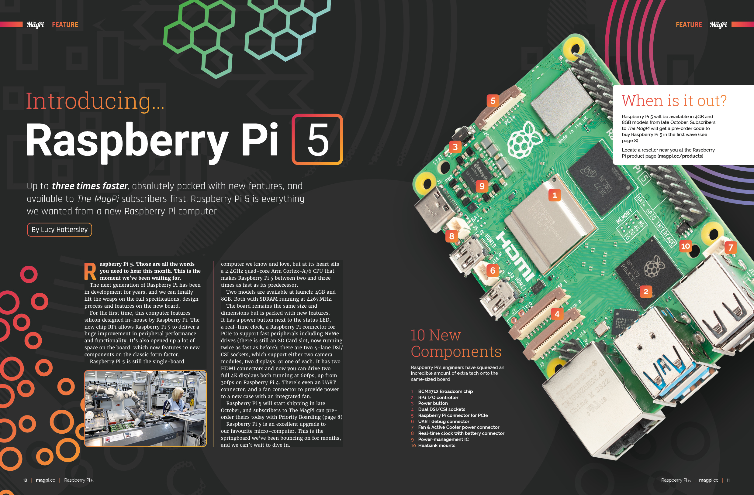 RP1: the silicon controlling Raspberry Pi 5 I/O, designed here at Raspberry  Pi - Raspberry Pi