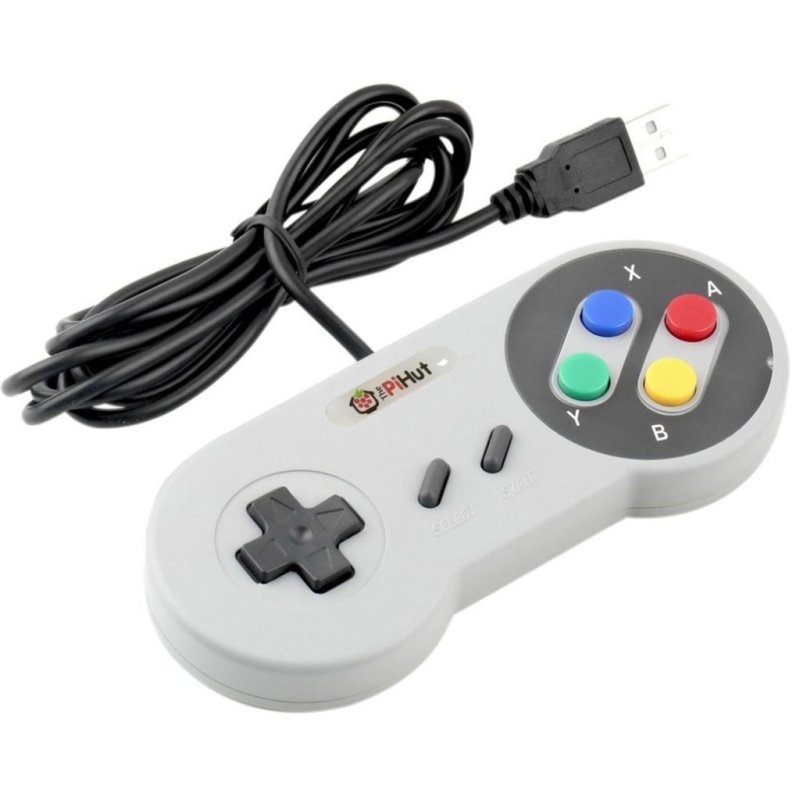 The USB Gamepad lets you play most pre-1995 games on your Raspberry Pi