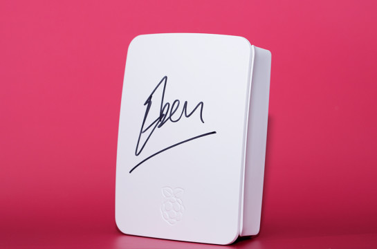 Win a Raspberry Pi 3 with an official case signed by Eben Upton [CLOSED]