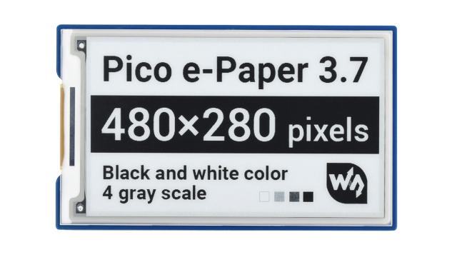 Review: 3.7" e-Paper e-Ink Display for Raspberry Pi Pico