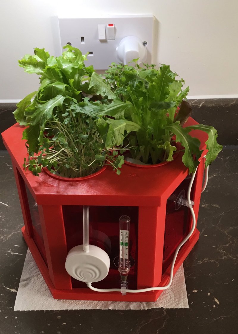 BioHex is a clever hydroponic monitor and plant pot