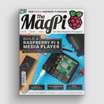 Build a Raspberry Pi 5 media player in The MagPi magazine issue #142