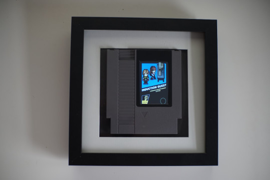 Retro gaming NES frame