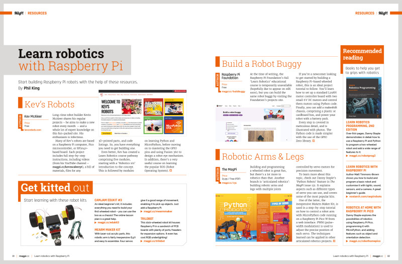 Learn robotics with Raspberry Pi