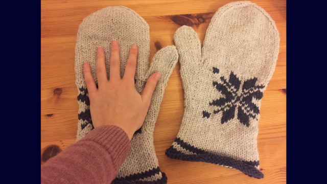 Knit Massive Mittens That Shrink to Fit 