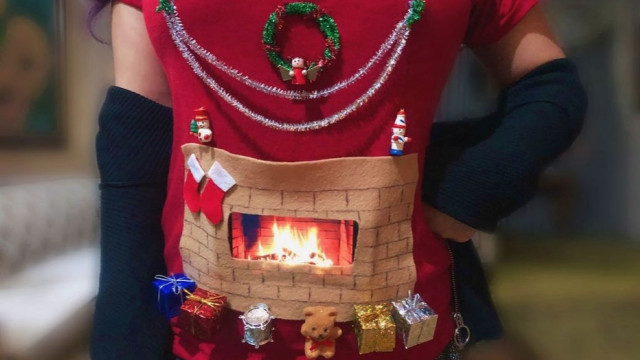 Festive Fireplace Shirt