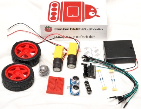Robotics for beginners: build a wheeled CamJam EduKit robot