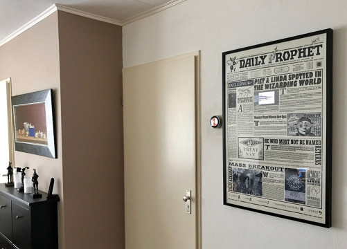 Harry Potter: The Daily Prophet magical newspaper created with Raspberry Pi