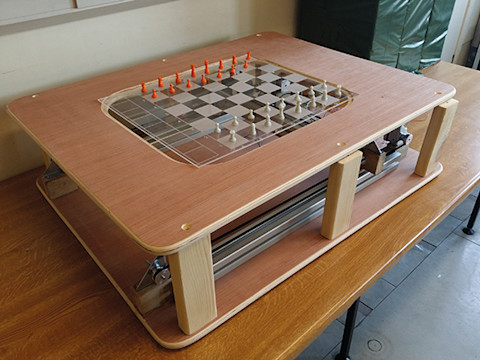 Ghost Chess: using electromagnets to move board pieces