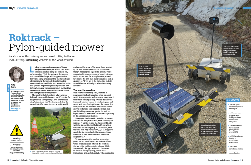 Keeping fields clear of weeds with this solar-powered smart robot