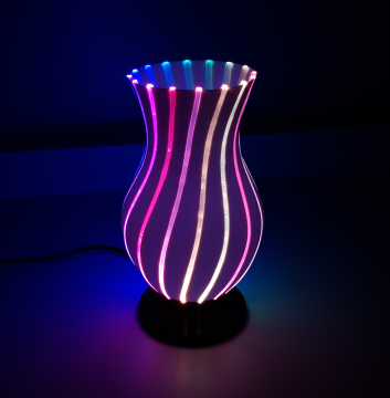 3D printed LED vase