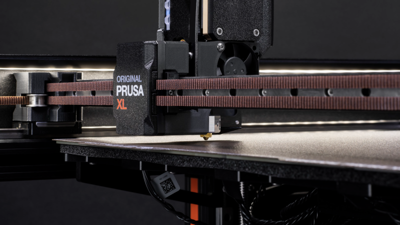 The Core XY motion system has two drive belts, both of which are needed to move the print head in either the X or Y direction