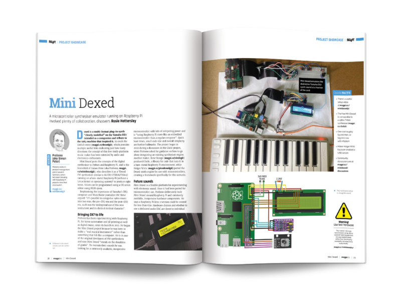 Recreate a classic Yamaha DX7 synthesizer with Mini Dexed