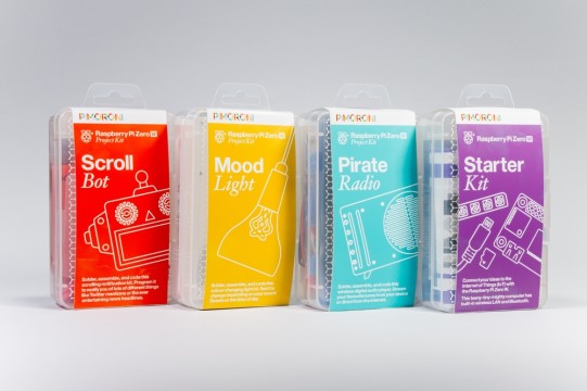 Starter kits: new Pi Zero W kits and HATs from Pimoroni