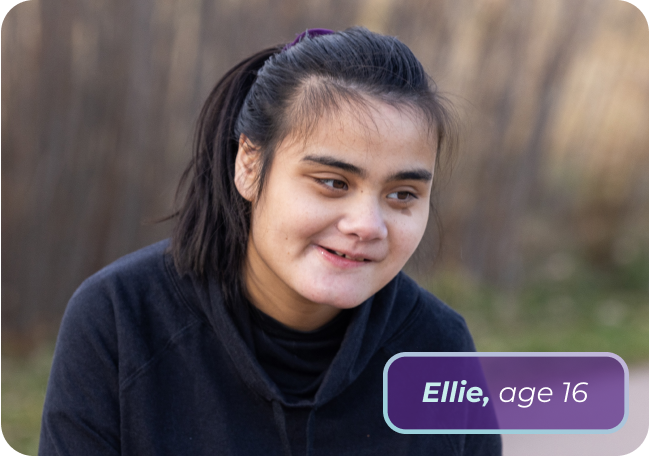 Ellie, living with Rett syndrome