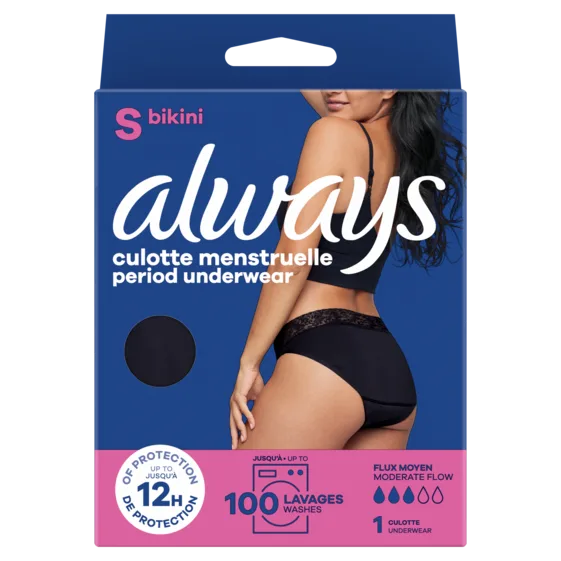 Always Culotte Menstruelle Lavable Bikini S